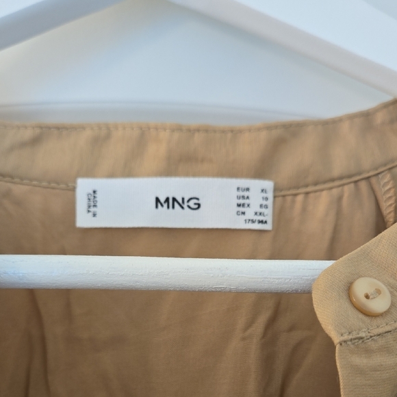 Mango Tan Long Sleeve Dress - Picture 2 of 4